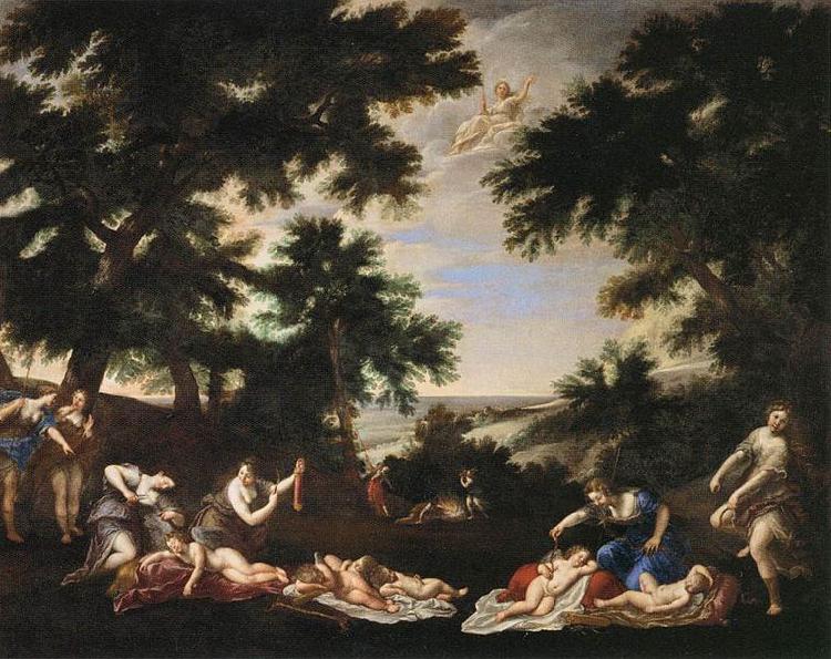 Francesco Albani The Cupids Disarmed